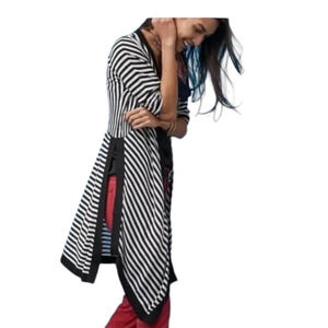 CAbi long open  cardigan Sz.S fits larger measurements Inc. excellent condition